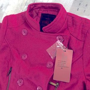 Girls Yoki Fuschia Coat